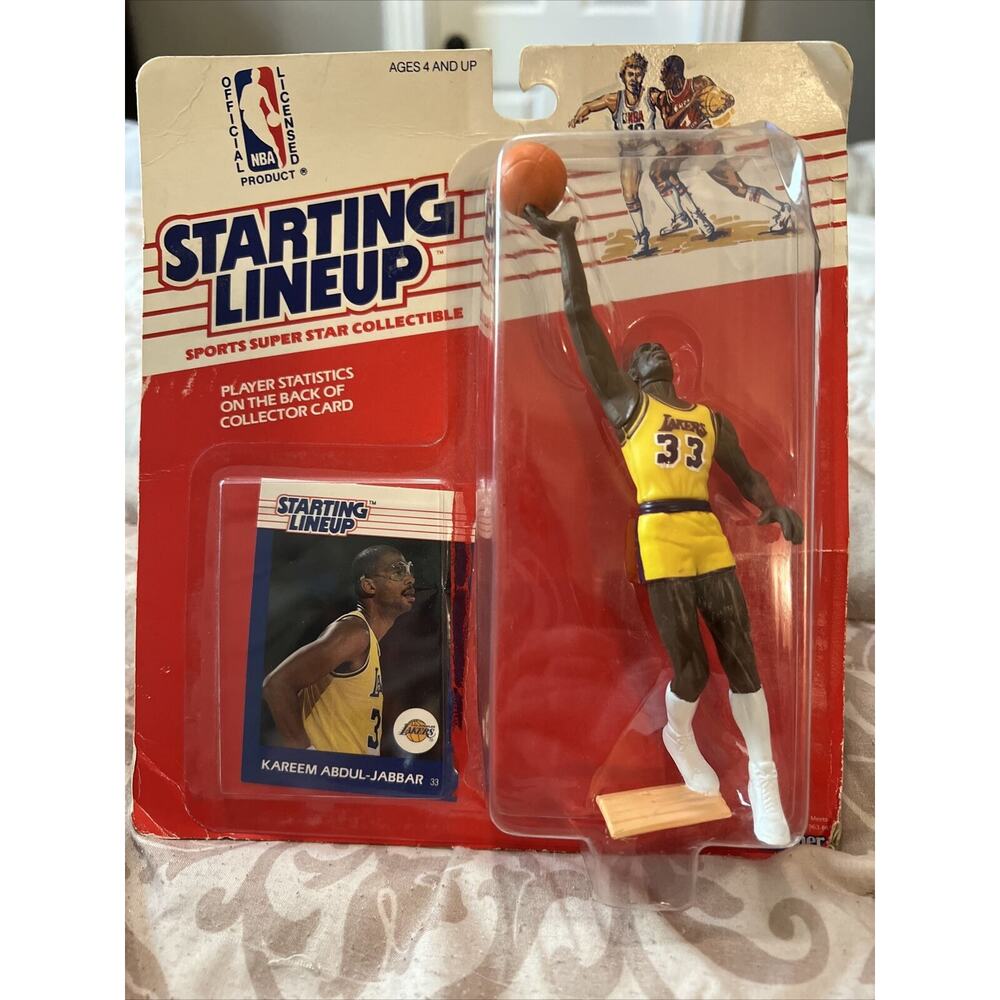 Kareem Abdul-Jabbar 1988 Starting Lineup LA LAKERS NBA Basketball Sealed NIP